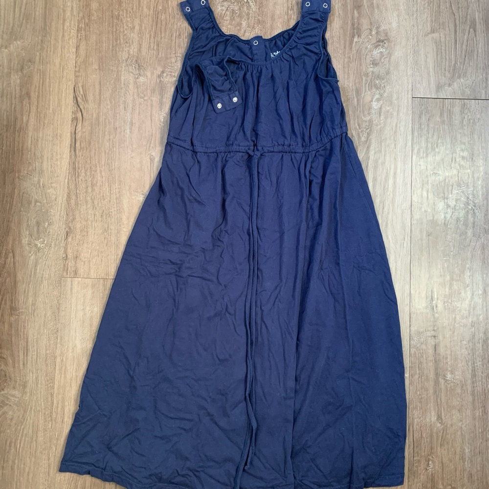 Baby Be Mine Blue delivery/nursing gown s/m